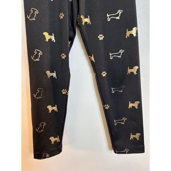 JUSTICE Girl’s Dog Print Athletic Leggings / Size: 6 - Picture 7 of 10